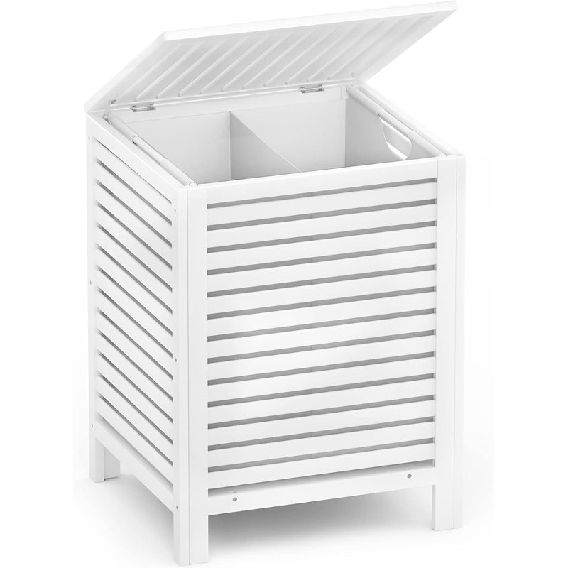 Bamboo Laundry Basket With Lid