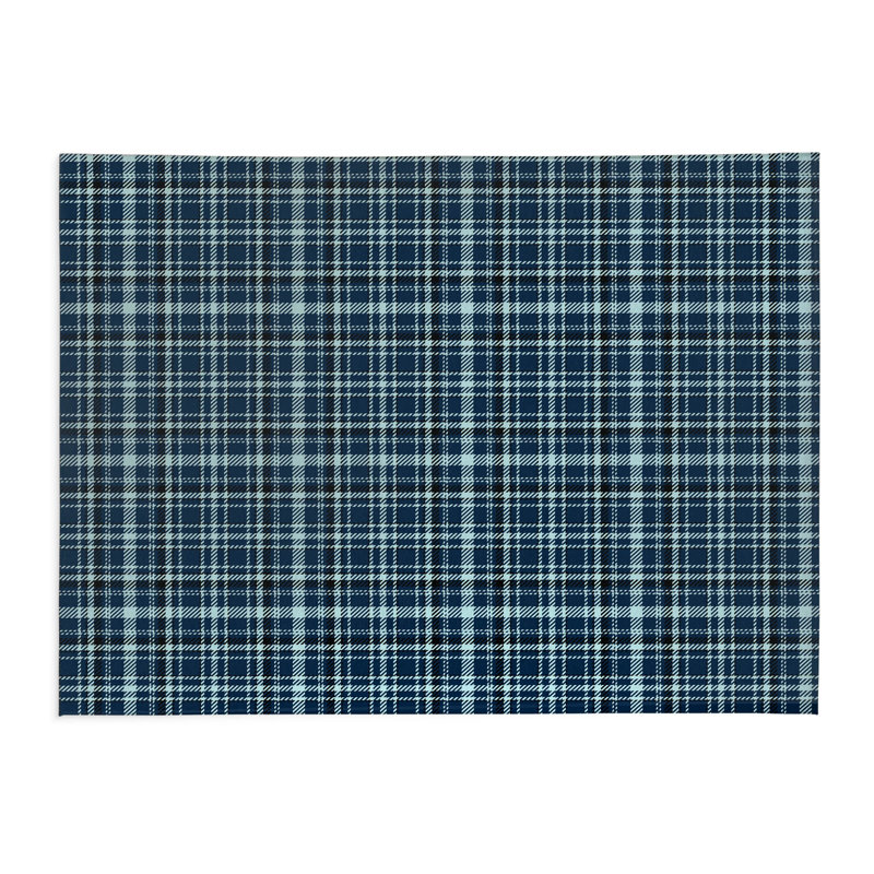 Rocky Tartan Non-Slip Outdoor Rug, Rectangle 3' x 5'
