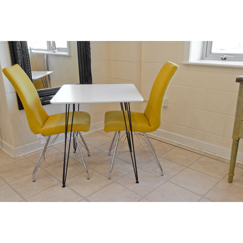 Maguire 2 - Person Dining Set, Yellow