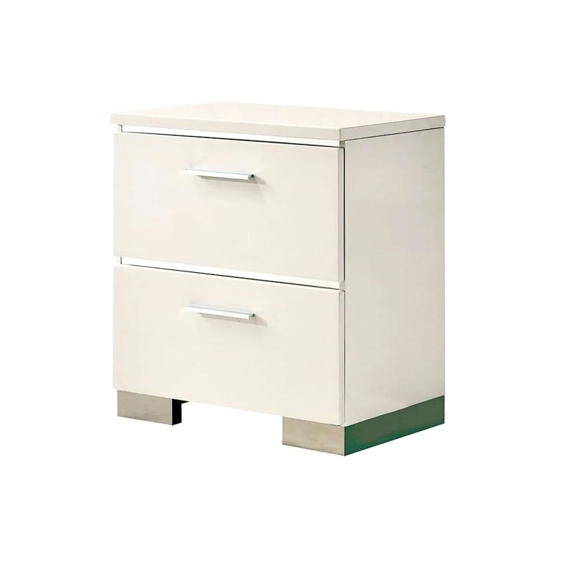 Table de chevet Contemporary, Blanc