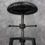 Aahyan Swivel Upholstered Solid Wood and Leather Match Adjustable Height Bar Stool with Steel Frame-1685595952