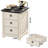 18" Farmhouse Night Stand with 3 Drawers-131326331