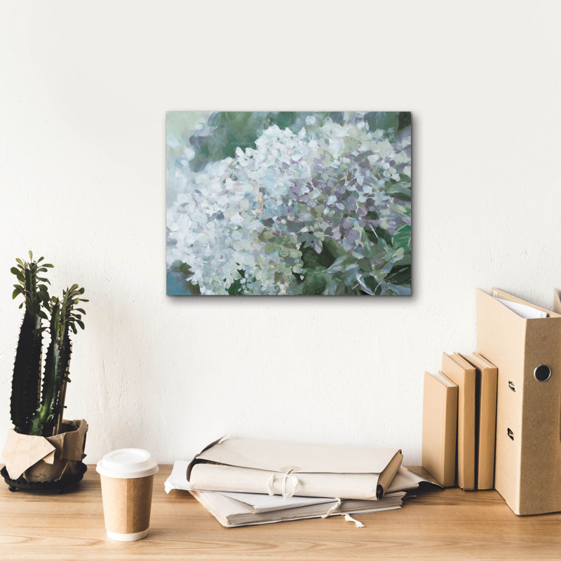Epic Graffiti 'Subtle Shifts Hydrangea' by Katrina Pete Canvas Wall Art, 12" H x 16" W x 0.75" D