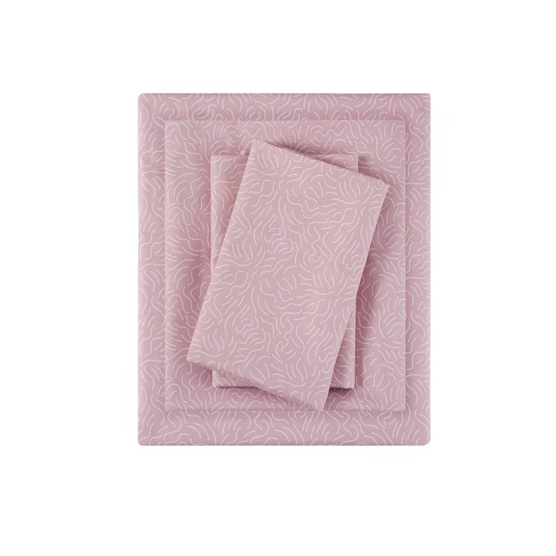 Printed Microfiber Sheet Set Full