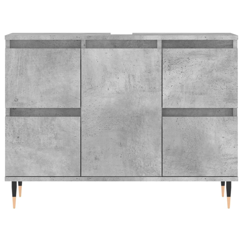 Markaila Floor Mounted Bathroom Cabinet, Concrete Grey