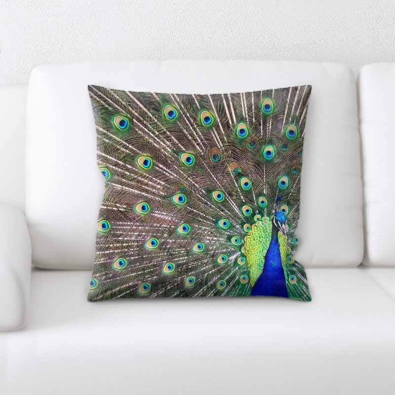 Coussin peacock