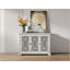 Buffet rétro vintage, console de service buffet à 3 portes sculptées, armoire de rangement pour le couloir de la salle à manger de cuisine