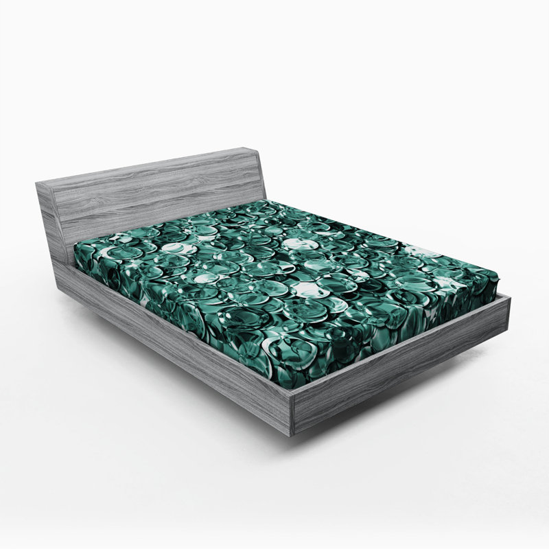 Drap-housse en microfibre Pearls, Double