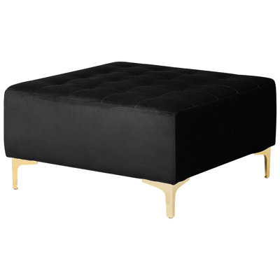 Lehighton 80cm Wide Tufted Square Footstool Ottoman