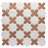 Sentier Des Cotto Star W/Cross 11-7/8 In. X 11-7/8 In. Porcelain Mosaic Tile-116015000