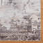 Tapis industriel moderne abstrait Rayna Kaori, beige, ivoire et lavable à la machine-107487534
