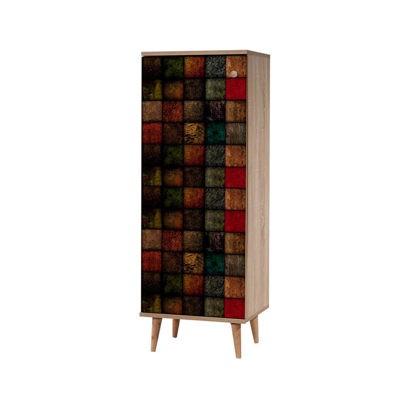 Artifore Hall Tree 50cm Wide, Oak/Anthracite