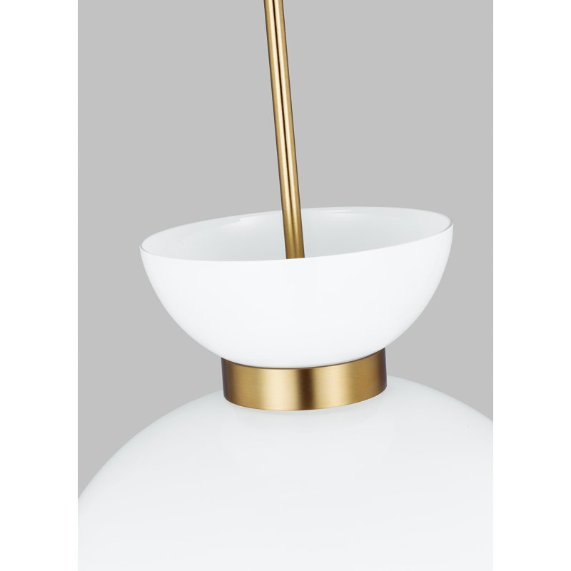 Londyn 1 - Light Pendant, Milk White