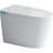 Modern Smart Toilet With Bidet Seat Builtin, Intelligent Toilet  Auto Open/Close Seat, Foot Sensor, LED Display,Night Light, Warm Water & Dryer,White-124934877