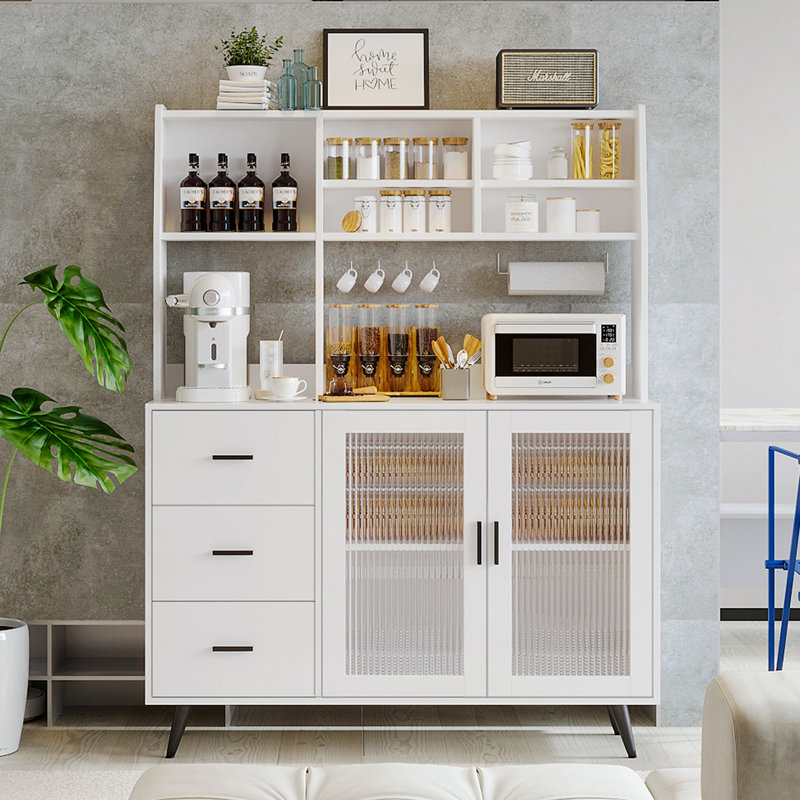  Jennylee 62'' Kitchen Pantry, White