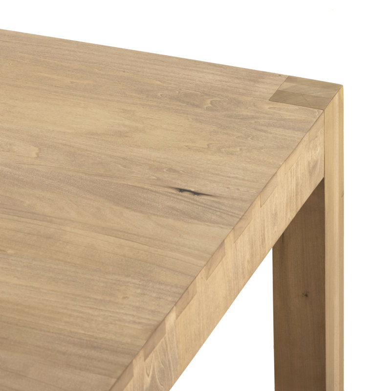 Isador Solid Wood Dining Table, Dry Wash Poplar, 30" H x 96" L x 42" W