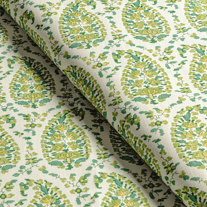 En Vacances II Rougier Fabric, Green