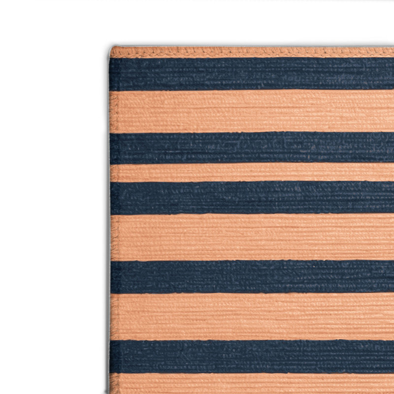 Tapis intérieur / extérieur gris HorizontalStripes, Rectangulaire 2 pi x 3 pi