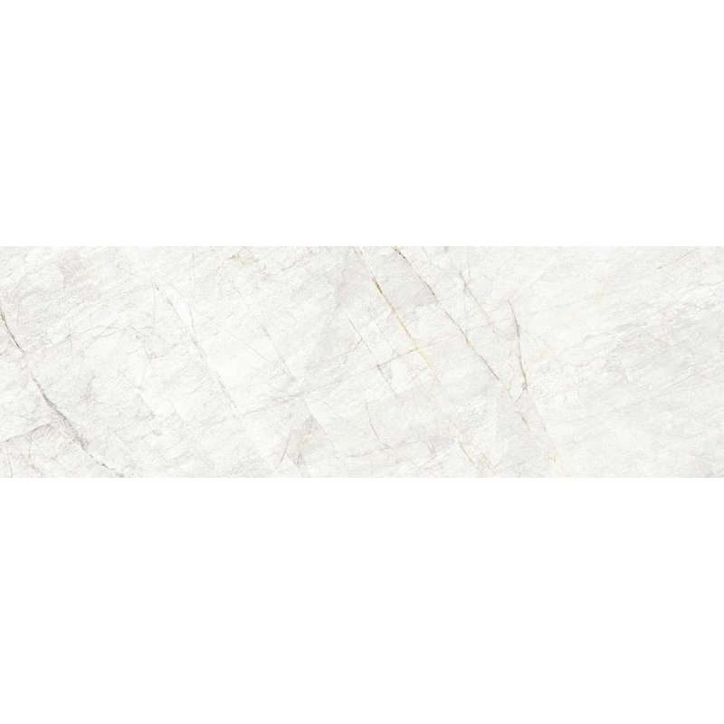 Milos Sky 12'' x 40'' Ceramic Marble Look Wall Tile