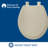 Bemis 1500EC Toilet Seat with Easy Clean & Change Hinges, Durable Wood-102039905-114181578