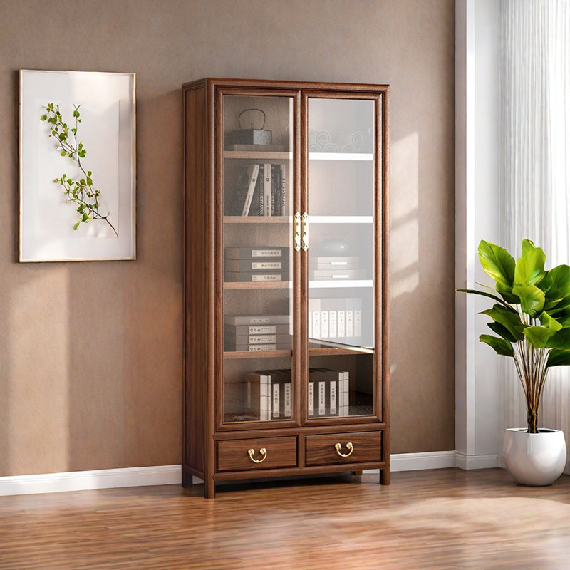 Classic and practical storage bookcase, Dark Brown