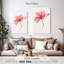 Fleur rose Harnek translucide-108252160