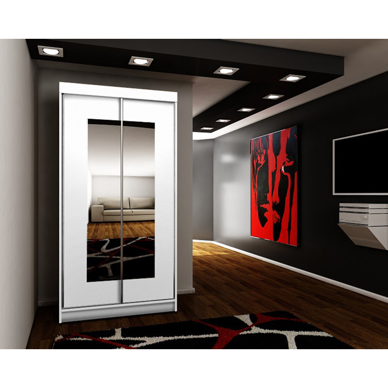 Makaylie 2 Door Wardrobe, White