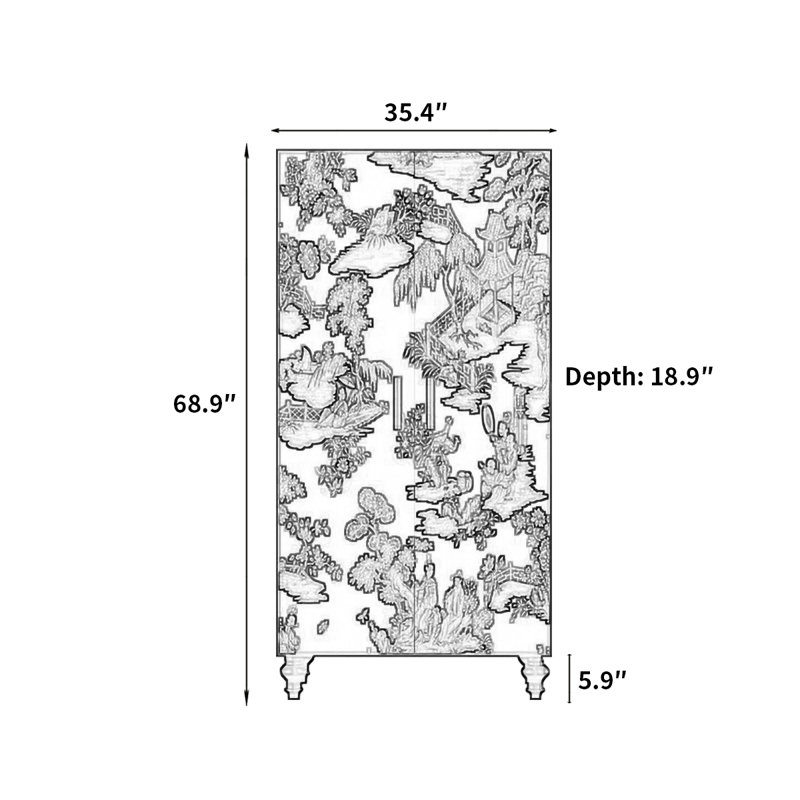 Garde-robe de chambre à coucher pour le vestiaire de la maison française