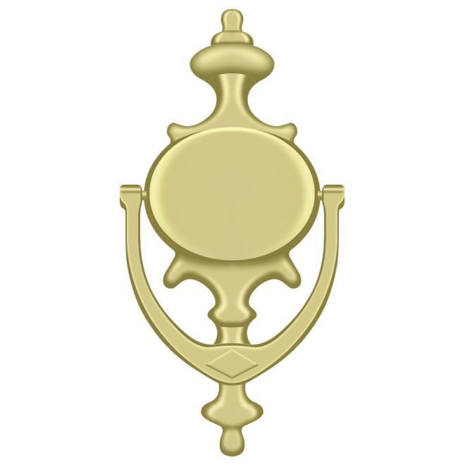 Door Knocker, Polished Brass