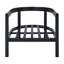 Chaise d'appoint d'extérieur courbée 27,6 po Contour avec structure et coussins en aluminium-125962978-125962979