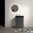 24'' Single Bathroom Vanity with Plastic Top