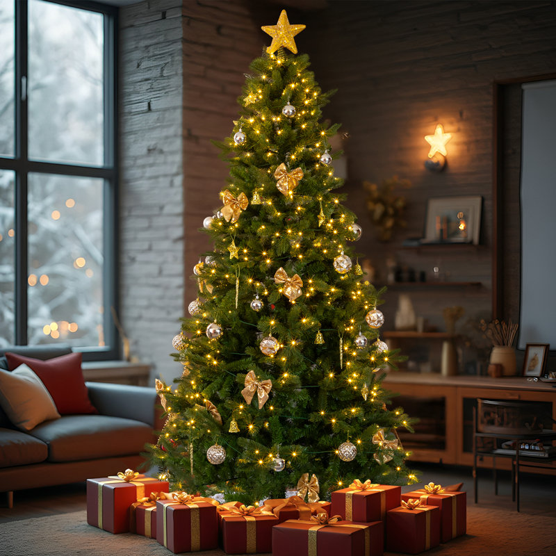 Arbre de Noël artificiel, idéal pour les décorations de maison / bureau / vacances