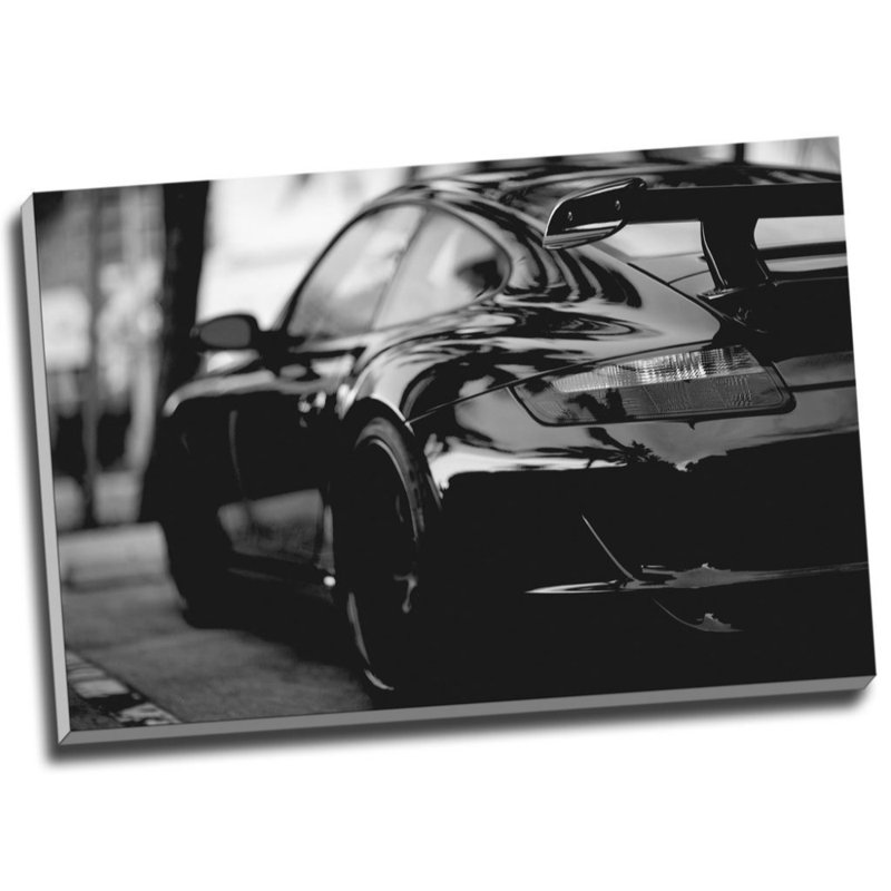 Porsche 911 Turbo - Wrapped Canvas Art Prints