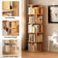 Bibliothèque rotative à 5 niveaux avec structure en bois-129991885