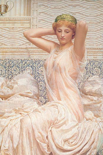« silver » par albert joseph moore, reproduction d’art