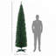 Sapin de Noël artificiel mince 8 po avec 300 lumières DEL blanc chaud et 618 pointes, parfait pour une décoration festive