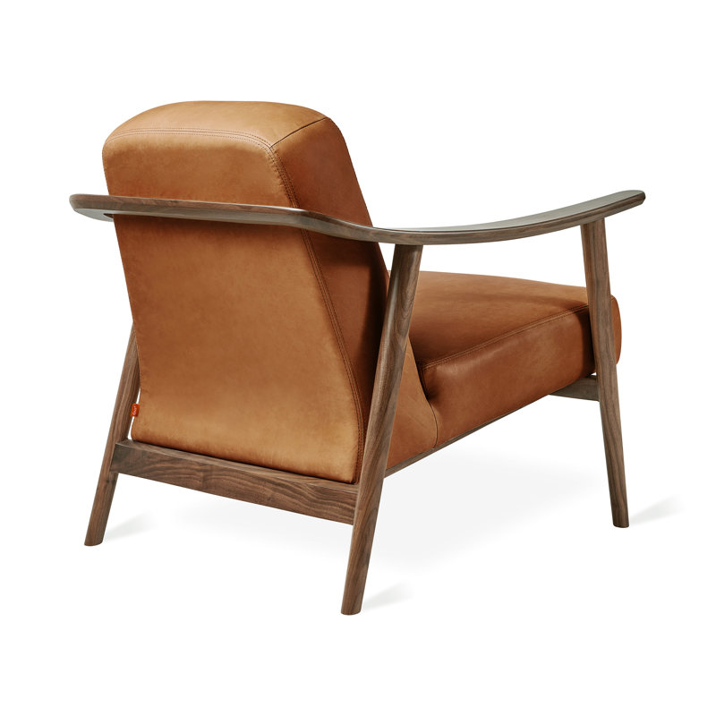 Baltic Chair, Tucson Sienna Leather, Natural Walnut