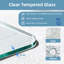 28 po - 29,5 po X P 72 po Porte de douche pivotante réversible à cadre en H avec verre trempé nano-enduit, noir mat-130630469