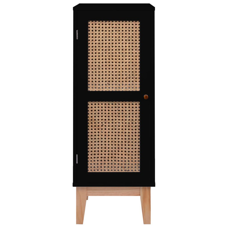 Urlingford 35cm Sideboard, Black/Light Brown