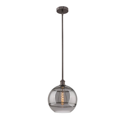 Mini-luminaire suspendu avec tige 6 po Edison Bienes-616-G556