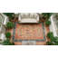 Antique Wool 1920s Oval Hand Knotted Pile Coral / Salmon Pink Rug