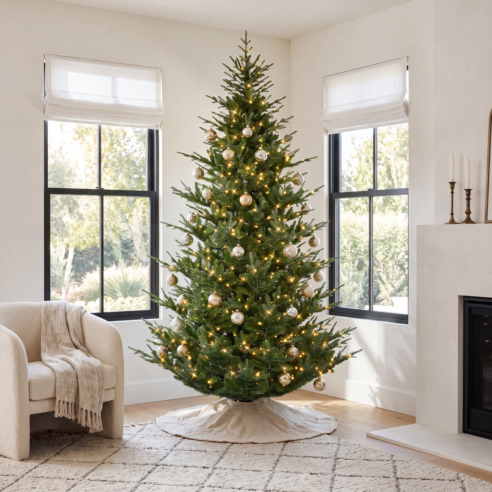 Pre-Lit Christmas Tree, 10'