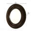 Miroir d'appoint mural rond en bambou naturel