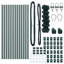 Chain Link Fence With 7 Spike Posts Galvanised Steel-1933095005-1933095006