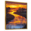 Gilsdorf River Bend At Sunrise II - Lake, art mural