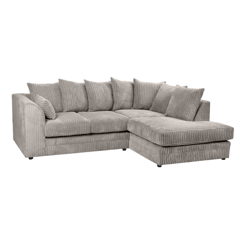 Moana 3 - Piece Living Room Set, Right Hand Facing, Grey
