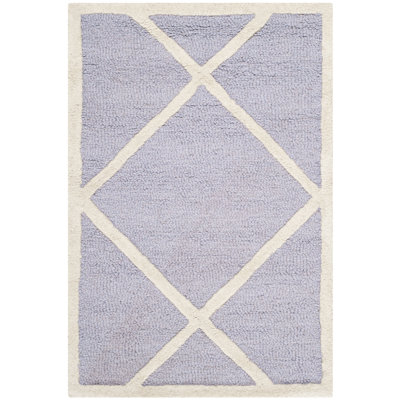 Sanyla Hand Tufted Wool Geometric Rug