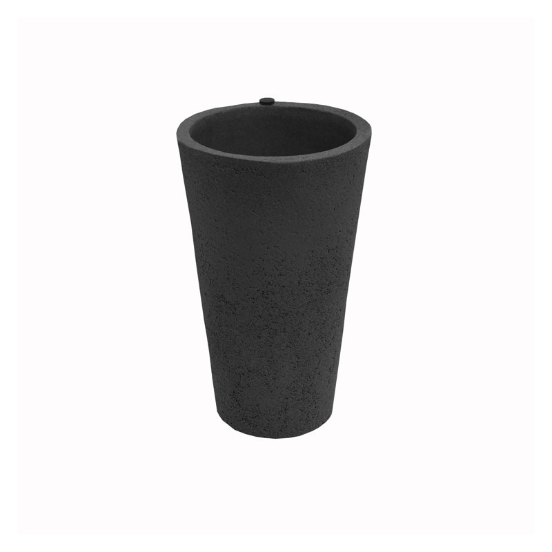 Jardinière Crete, Noir, H 20 po x l 12 po x P 12 po