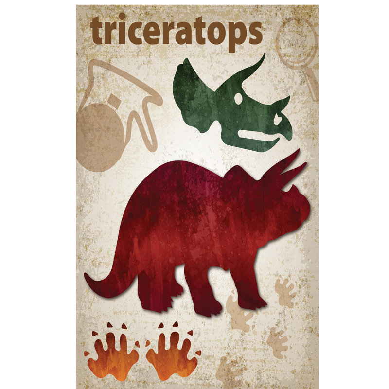Adhésif décoratif dinosaures-04 ', H 10 po x l 8 po x P 1 po, Papier
