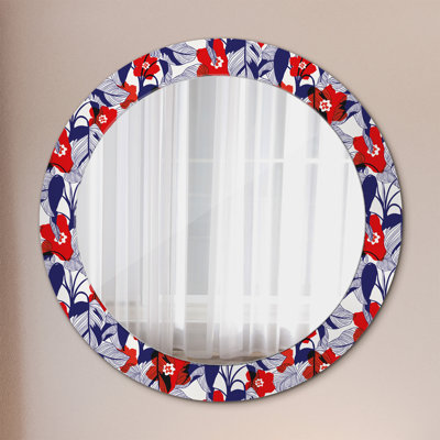 Huldar Glass Flat Wall Mirror